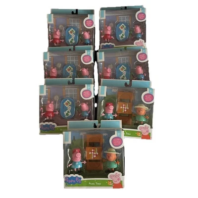 Closeout sale! 5x Peppa Pig George Drawing Class + 2x Picnic Time Candy Cat - Image 1 of 4