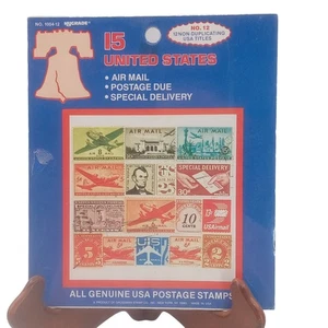 Vintage Hygrade 12 United States Stamps USA Postage Stamps 1004-12 Grossman - Picture 1 of 4