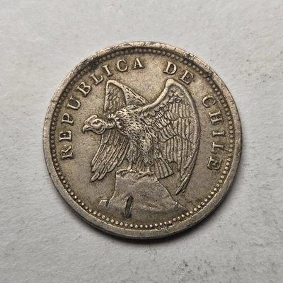 1940 Chile 10 Centavos Coin Currency Circulated Good Condition FREE SHIPPING  - Image 1 of 4