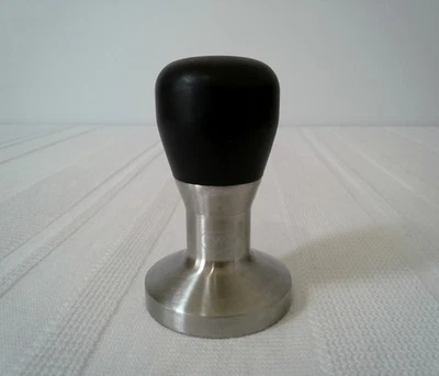 RESAJERO 58mm Acero Inoxidable CAFÉ TAMPER Fondo Plano Redondo Foto 1 de 4