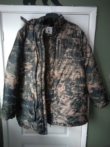 US Polo Assn Arctic Puffer Jacket Xxl Camo Hooded - Picture 1 of 3