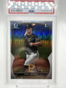 Refractor cromado Paul Skenes Bowman Draft #BDC-14 2023 PSA 9 - Imagen 1 de 1