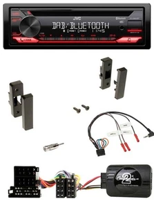 JVC CD DAB USB Bluetooth Lenkrad Autoradio für Audi A3 8L 1996-2000 - Bild 1 von 9