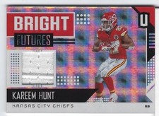 Kareem Hunt 2018 Panini Unparalleled BRIGHT FUTURES Jersey Relic Chiefs Browns