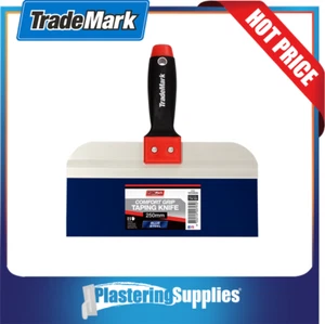 TRADEMARK Taping Knife Comfort Grip Blue Steel 250mm TK19 - Picture 1 of 2