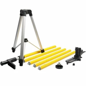 Tripod 12 Ft/3.7m Adjustable Telescoping Pole for Rotary and Line Lasers level - Picture 1 of 9