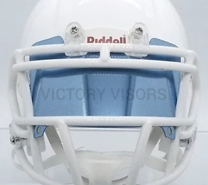 Powder Blue Mini Football Helmet Visor (*Flat Style*) HOUSTON OILERS, TAR HEELS - Picture 1 of 3