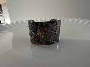 Vintage Sterling Silver Spider Cuff bracelet - Picture 1 of 3