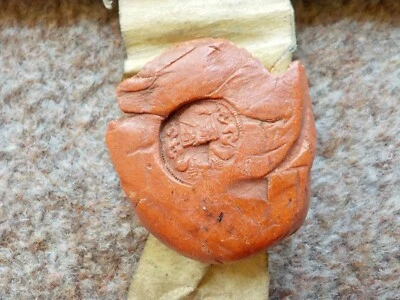 1673 Litlington Cambridge 17th century Vellum Deed Indenture Calligraphy Foto 1 de 4