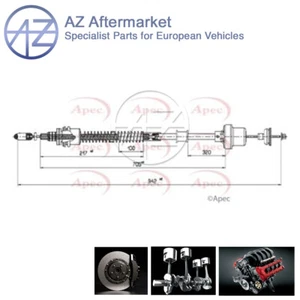 Se adapta al cable de embrague UUC000040 UUC0040 MG ZR 2001-2005 - Imagen 1 de 2