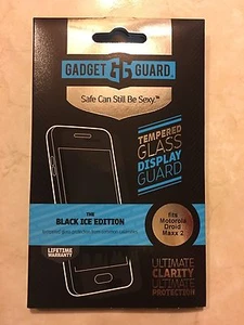 Gadget Guard Motorola DROID MAXX 2 Tempered Glass Black Ice Screen Protector - Picture 1 of 3