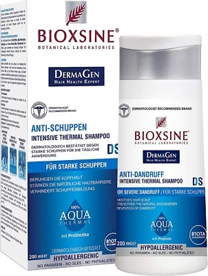 BIOXSINE Anti-Schuppen Intensives Thermoshampoo Bioxsin DermaGen Aqua Thermal 200ml