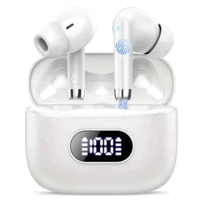 Bluetooth Wireless Earbuds Headphones Ear pods Earphones In-Ear Sport Heaphones - Image 1 of 4