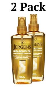 2x Pack Jergens Shea Beauty Body Oil Conditions & Illuminates Skin 5 Fl Oz