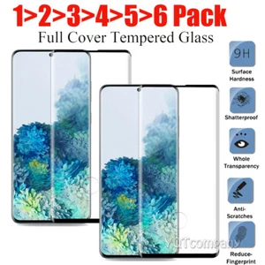 For Samsung S20 S21 S24 S23 Ultra S10 Note 20 10 Tempered Glass Screen Protector - Picture 1 of 18