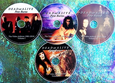 DEAD OR ALIVE & PETE BURNS Video Archives Collection & Live 1981-2010 4 DVD Set - Image 1 of 4