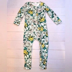 Sweet Honey Girls 8Y Floral Zipper Pajamas Lounge Layette One Piece - Picture 1 of 7