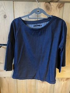 J Brand Denim Top M - Picture 1 of 2