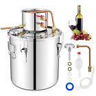 5 Gal Alcohol Still 2 Pots Stainless Steel Alcohol Distiller Copper Tube