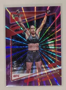 Donruss UFC Amanda Nunes #63 2022 holograma láser púrpura/99 - Imagen 1 de 2