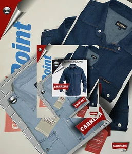 CAMICIA JEANS CARRERA MANICA LUNGA 2 VARIANTI AZZURRO E BLUbMISURE M L XL - Imagen 1 de 7