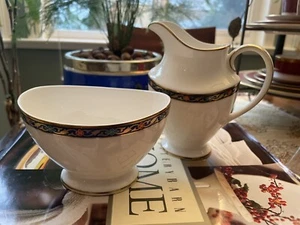 Royal Doulton “Kendal” Creamer & Sugar Bowl No Lid Excellent Condition - Picture 1 of 14