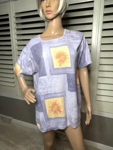 Gabriella T LARGE sweater MADE IN ITALY sweater LG 60% Cotton - Picture 1 of 7