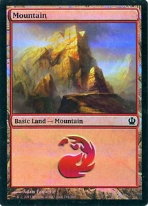 MTG - Theros - Mountain #244 - Foil - Various conditions - Picture 1 of 1