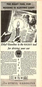 VINTAGE 1932 ETHYL GAS GASOLINE PRINT AD - Picture 1 of 1