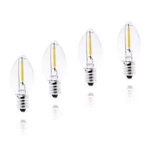 Mandala Crafts 7W Night Light Bulbs Small Base C7 Led Light Bulbs - Warm Whit... - Picture 1 of 7