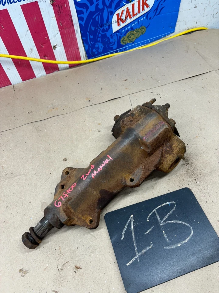 Ford Truck F100 1967 1972 2x2 caja de dirección manual núcleo de engranajes 1968 1969 1970 1971 Foto 1 de 4