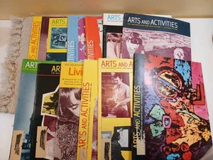 Vintage 1970s ARTS & ACTIVITIES Teacher School Magazines Lot of 12 -O - Imagen 1 de 11
