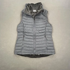 Columbia Weste Damen mittelgrau Omni-Heat Puffer isoliert leicht Taschen - Bild 1 von 12