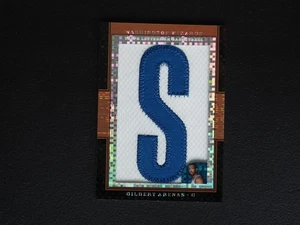 2007-08 Topps Letterman Gilbert Arenas Relic Patch #1/1 NMMT - Picture 1 of 2