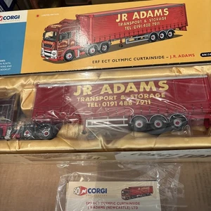 CORGI  1:50 ) ERF .J R ADAMS.AN13418.mirrors+cert  & booklet included  - Picture 1 of 8