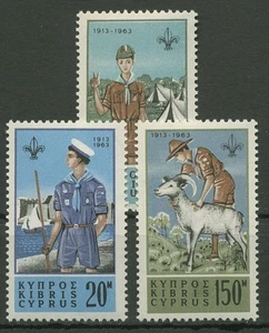 Zypern 1963 50 Jahre Pfadfinder 220/22 postfrisch - Bild 1 von 1