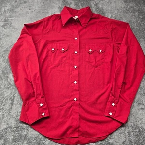 Vintage Rockmount Ranch Wear Button Up Shirt Damen 36 Rot Made In USA Western - Bild 1 von 16