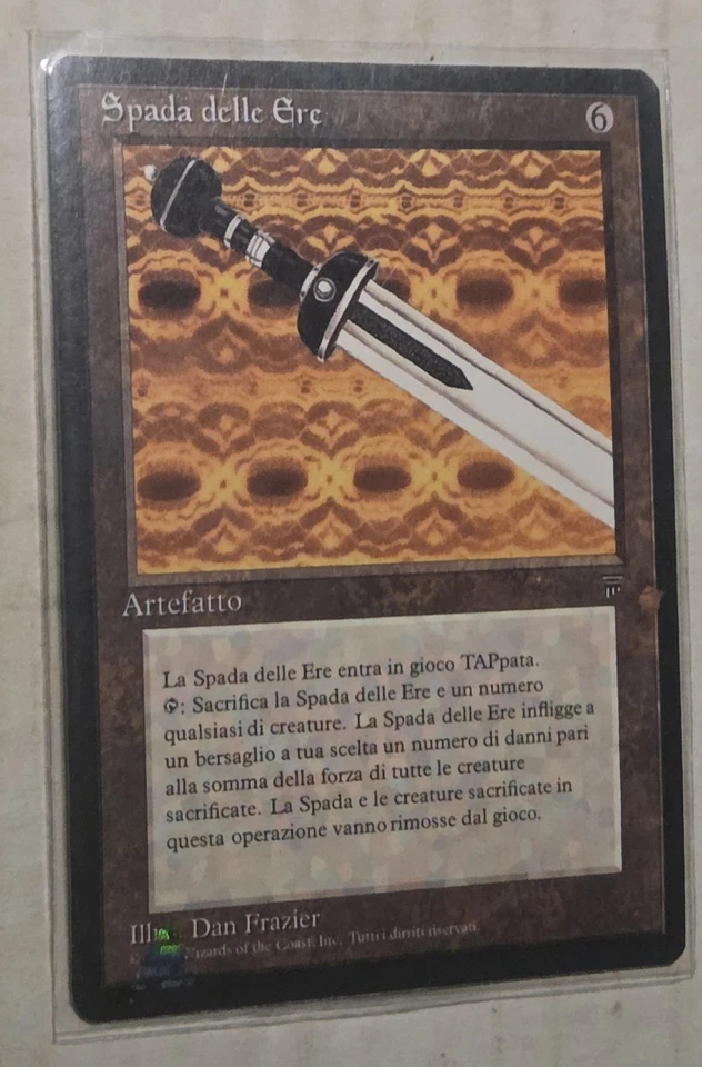 Italian MTG Sword Of The Ages Legends Magic The Gathering Card Spada Delle Ere - Image 1 of 1