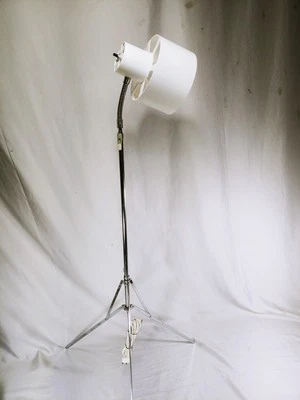MCM C.N. Burman Co Telescoping Metal Tripod Floor Lamp  1976 - Image 1 of 4