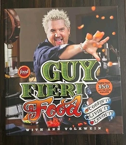 Autographed GUY FIERI Food 1st Edition Cookbook - Cookin' It Livin' It Lovin' It - Bild 1 von 11
