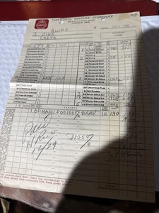 1942 Nabisco Biscuit Company Lincoln, Ne Receipt  - Picture 1 of 3