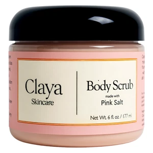 Exfoliante corporal rosa con sal del Himalaya - Exfoliante e hidratante - Imagen 1 de 4