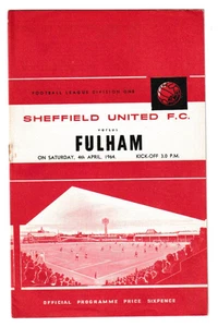 Sheffield United v Fulham 1963/64 Division 1 - Picture 1 of 1
