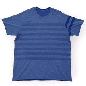 Lululemon Metal Tech T-shirt Men's XXL Performance Blue Short Sleeve 2XL - Picture 1 of 9