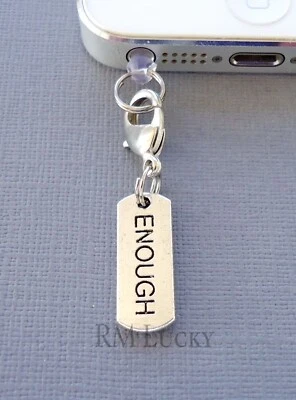 Genug Anhänger Handy Anhänger Anti Staubdicht Stecker Ohr Kappe Buchse - Bild 1 von 2