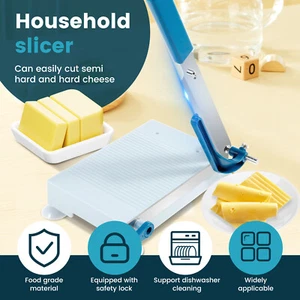 Cheese Cutter Versatile Cheese Slicer Cutter Ergonomic Cheese Slicer AU~· - Picture 1 of 12