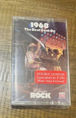 Time Life, 1968 THE BEAT GOES ON CLASSIC ROCK Cassette BRAND NEW FACTORY SEALED - Image 1 of 3