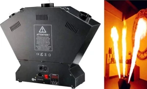 Triplo Totem di fuoco spara fiamme effetti speciali DMX gas lanciafiamme disco 3 - Foto 1 di 3