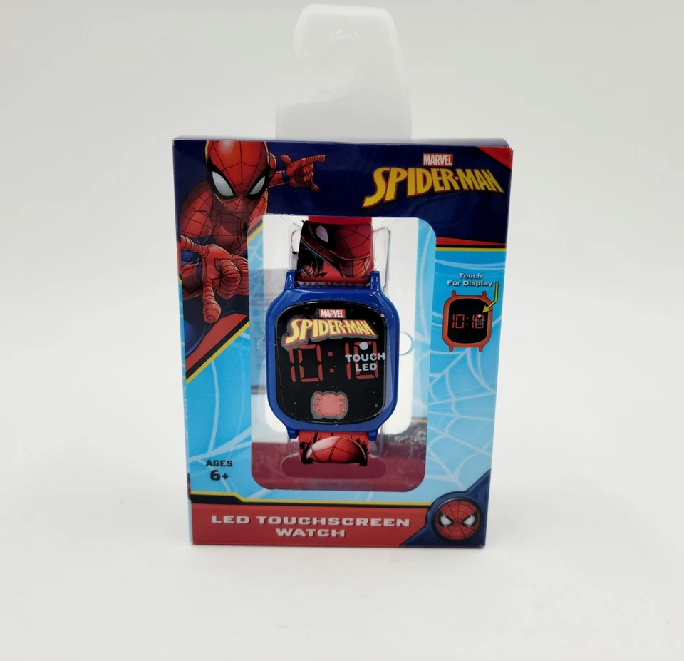Reloj Marvel Spiderman Pantalla Táctil LED Niños Spiderman Reloj Hombre Nuevo Foto 1 de 4