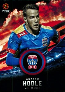 2016 2017 NEWCASTLE JETS A-League Card ANDREW HOOLE - Picture 1 of 3